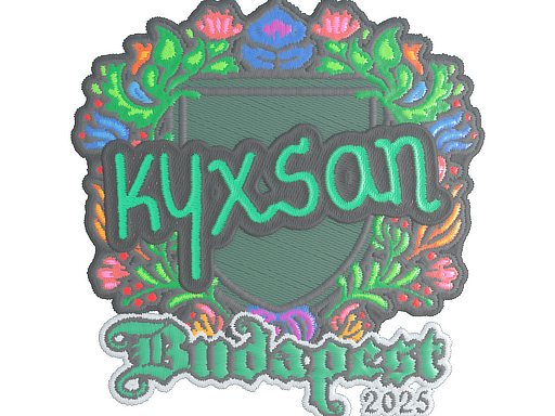 Sticker | kyxsan (Embroidered) | Budapest 2025