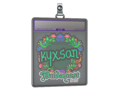 Sticker Slab kyxsan Embroidered Budapest 2025