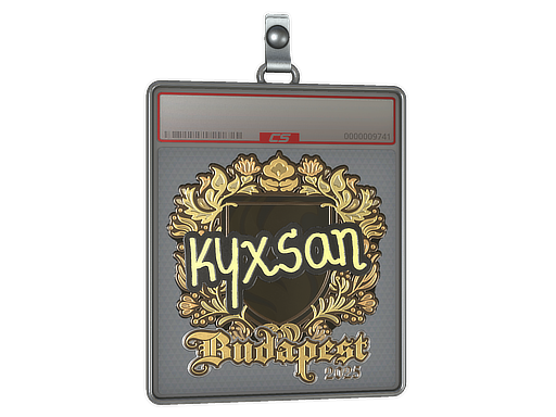 Sticker Slab kyxsan Gold Budapest 2025