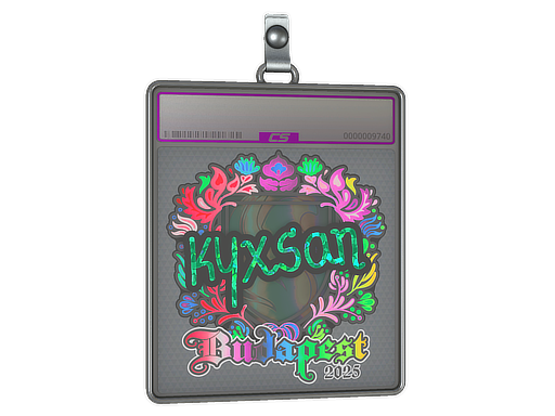 Sticker Slab kyxsan Holo Budapest 2025