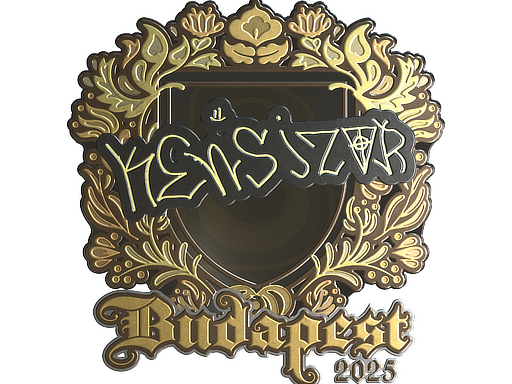 Sticker | kensizor (Gold) | Budapest 2025