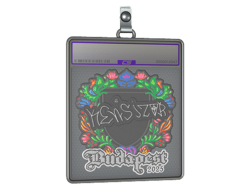 Sticker Slab kensizor Embroidered Budapest 2025