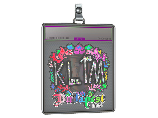 Sticker Slab kl1m Holo Budapest 2025
