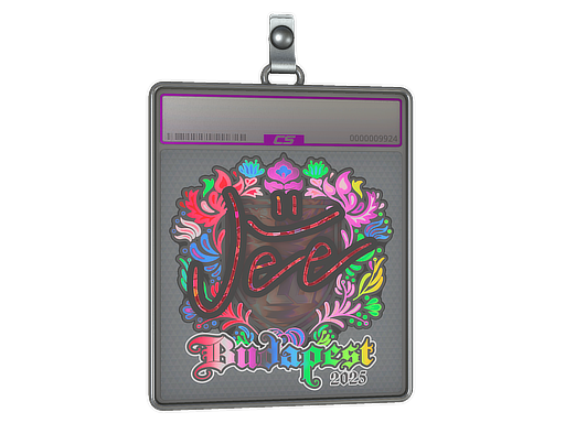 Sticker Slab Jee Holo Budapest 2025