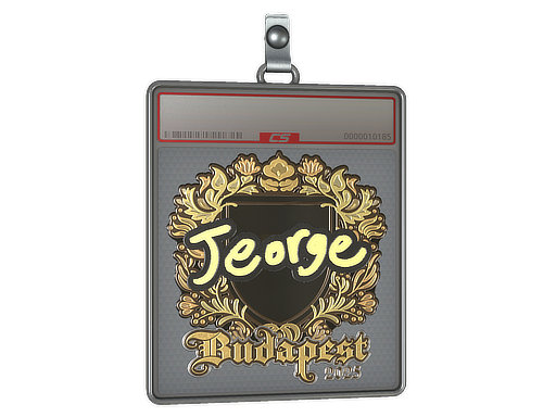 Sticker Slab jeorge Gold Budapest 2025