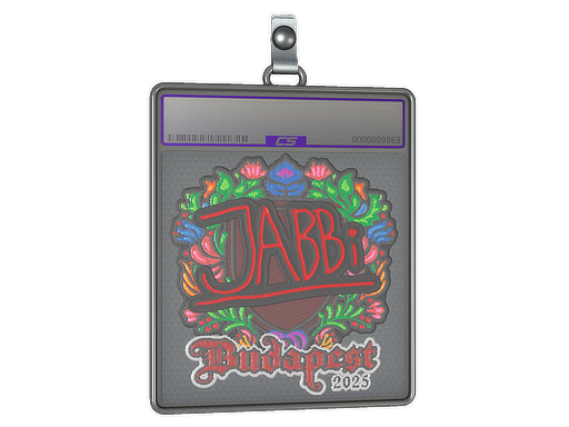 Sticker Slab jabbi Embroidered Budapest 2025