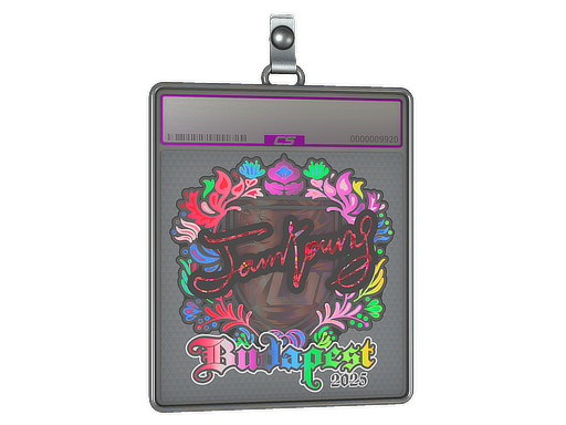 Sticker Slab JamYoung Holo Budapest 2025