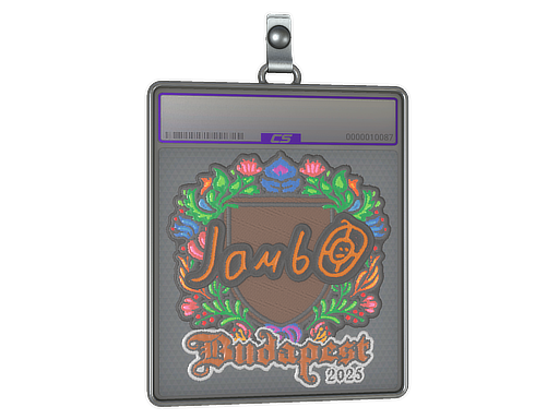 Sticker Slab jambo Embroidered Budapest 2025