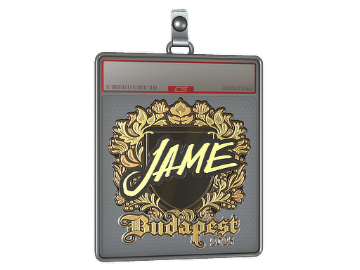 Sticker Slab Jame Gold Budapest 2025