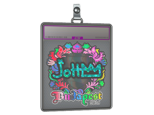 Sticker Slab jottAAA Holo Budapest 2025