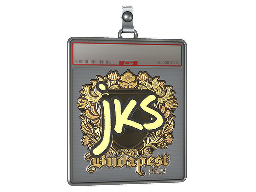 Sticker Slab jks Gold Budapest 2025