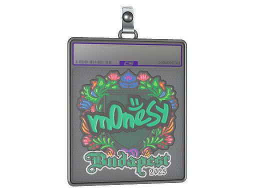 Sticker Slab m0NESY Embroidered Budapest 2025