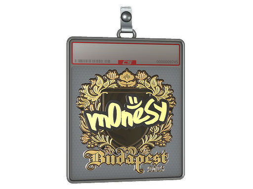Sticker Slab m0NESY Gold Budapest 2025