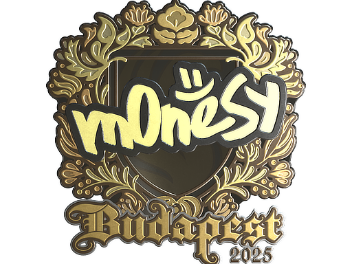 Sticker | m0NESY (Gold) | Budapest 2025