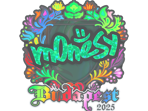Sticker | m0NESY (Holo) | Budapest 2025