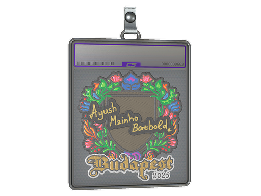 Sticker Slab mzinho Embroidered Budapest 2025