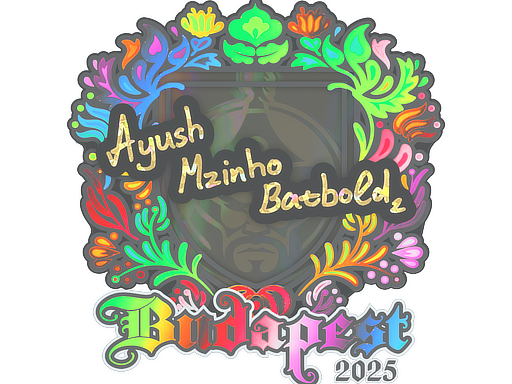 Sticker | mzinho (Holo) | Budapest 2025