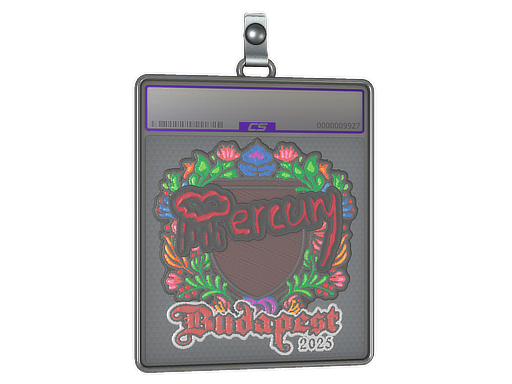 Sticker Slab Mercury Embroidered Budapest 2025