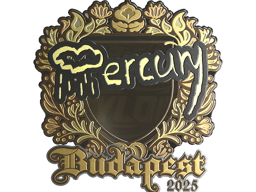 Sticker | Mercury (Gold) | Budapest 2025