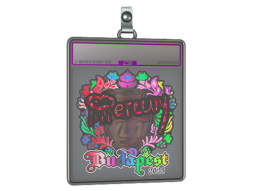 Sticker Slab Mercury Holo Budapest 2025