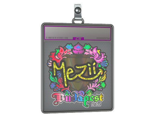 Sticker Slab mezii Holo Budapest 2025