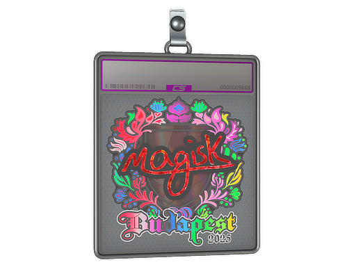 Sticker Slab Magisk Holo Budapest 2025