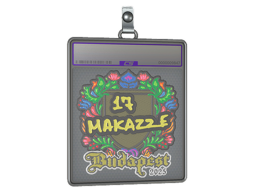 Sticker Slab makazze Embroidered Budapest 2025