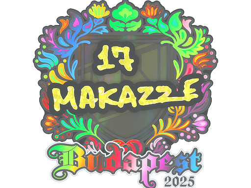 Sticker | makazze (Holo) | Budapest 2025