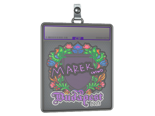 Sticker Slab Marek Embroidered Budapest 2025
