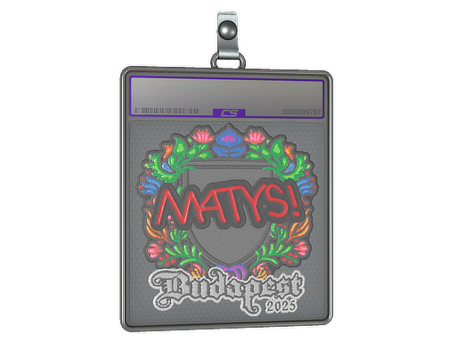 Sticker Slab MATYS Embroidered Budapest 2025