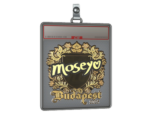 Sticker Slab Moseyuh Gold Budapest 2025