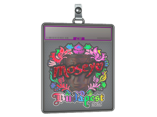 Sticker Slab Moseyuh Holo Budapest 2025