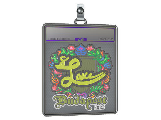 Sticker Slab Lake Embroidered Budapest 2025