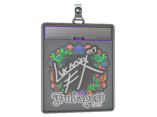 Sticker Slab Lucaozy Embroidered Budapest 2025