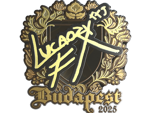 Sticker | Lucaozy (Gold) | Budapest 2025