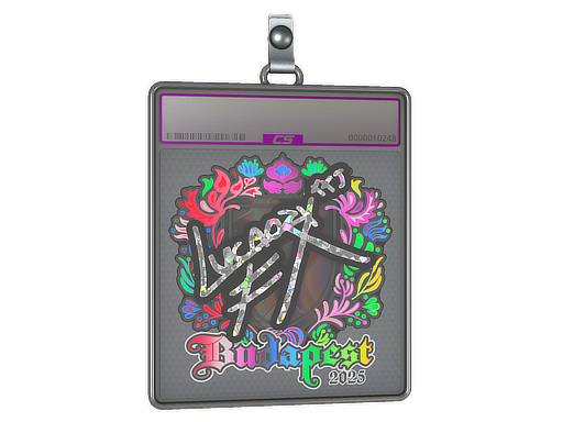 Sticker Slab Lucaozy Holo Budapest 2025