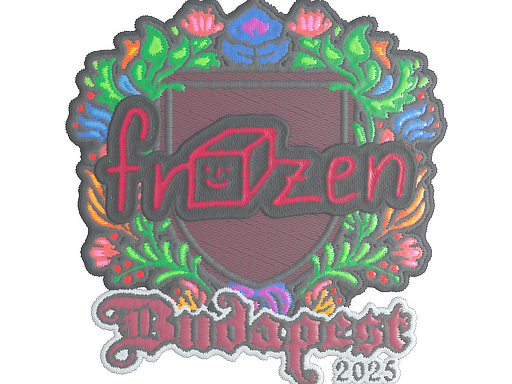 Sticker | frozen (Embroidered) | Budapest 2025