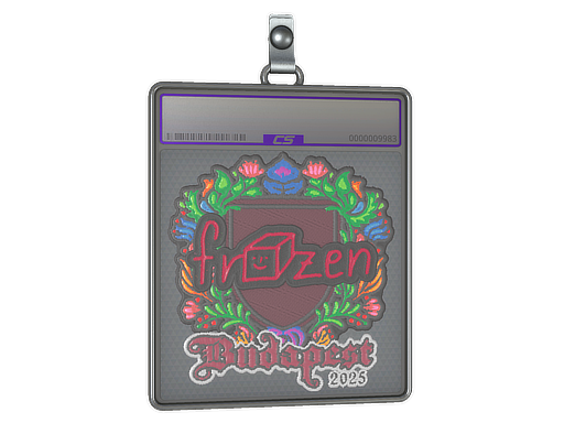 Sticker Slab frozen Embroidered Budapest 2025