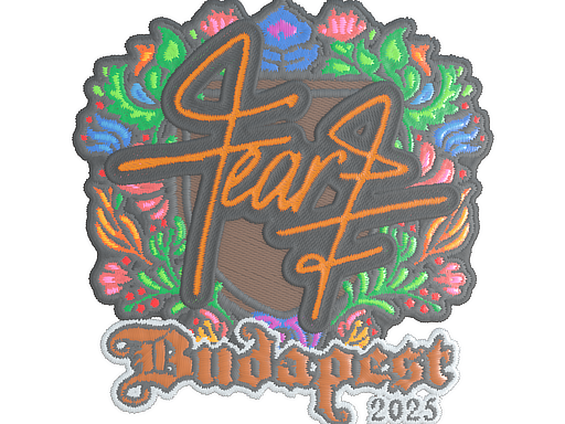 Sticker | fEAR (Embroidered) | Budapest 2025