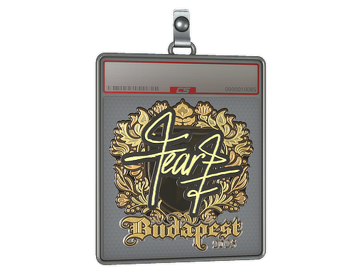 Sticker Slab fEAR Gold Budapest 2025