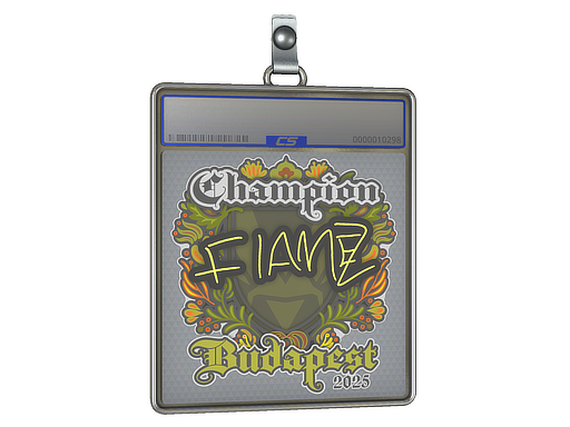 Sticker Slab FlameZ Champion Budapest 2025