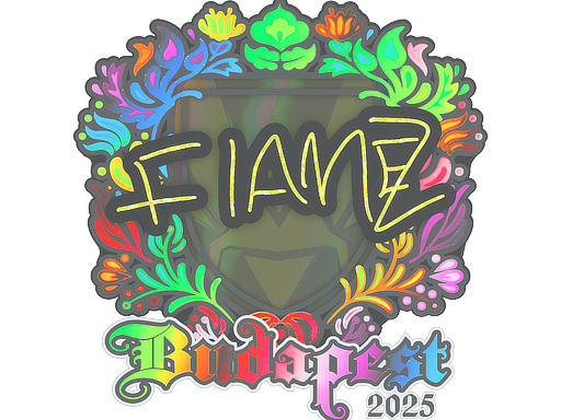 Sticker | FlameZ (Holo) | Budapest 2025