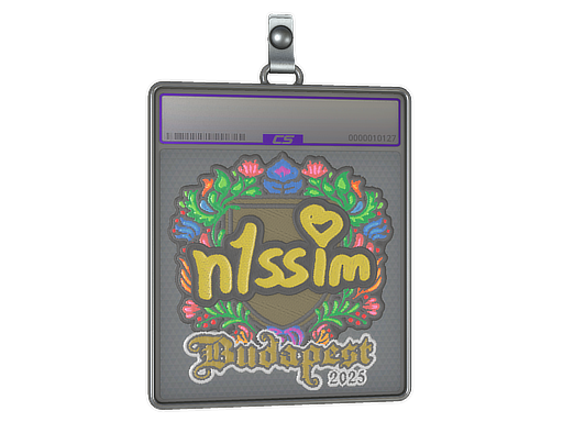 Sticker Slab n1ssim Embroidered Budapest 2025