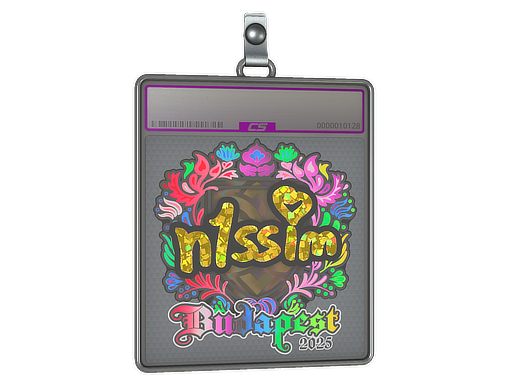 Sticker Slab n1ssim Holo Budapest 2025