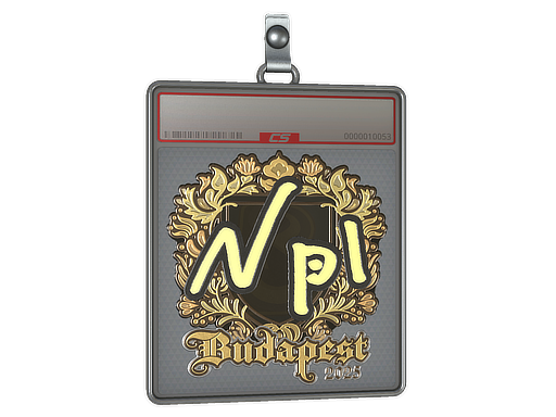 Sticker Slab npl Gold Budapest 2025