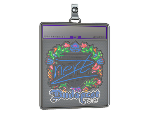 Sticker Slab NertZ Embroidered Budapest 2025