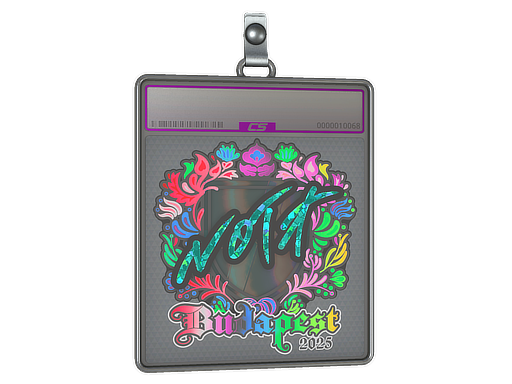 Sticker Slab nota Holo Budapest 2025