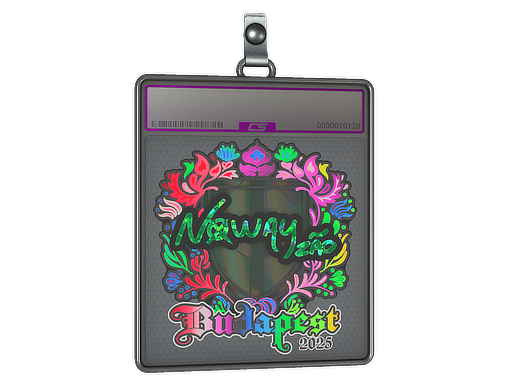 Sticker Slab noway Holo Budapest 2025