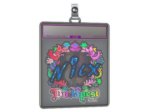 Sticker Slab nicx Holo Budapest 2025