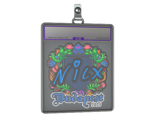 Sticker Slab nicx Embroidered Budapest 2025